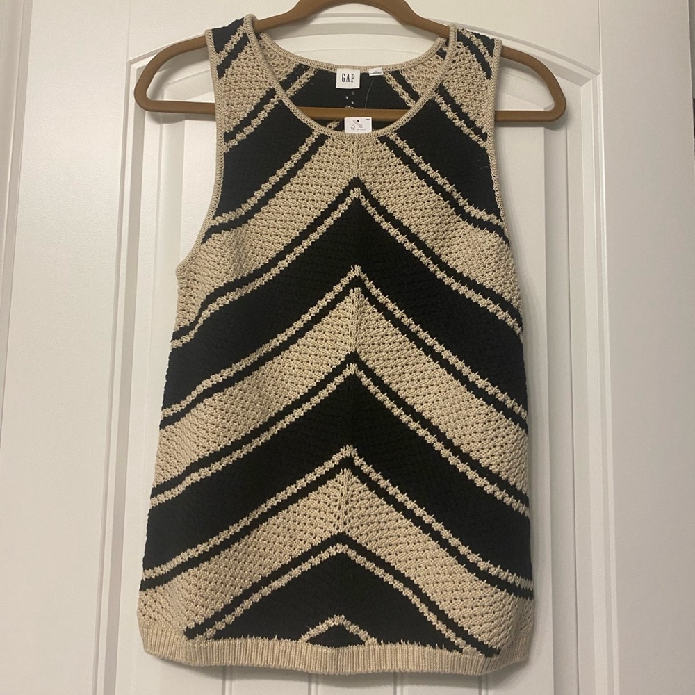 Crochet sweater tank top